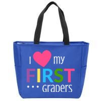 1St Grade Teacher I Love My First Graders Gift Zip Tote Bag