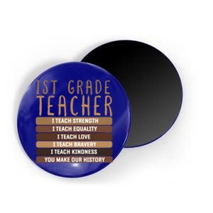 1St Grade Teacher And First Grade Eletary School Educator Gift Magnet