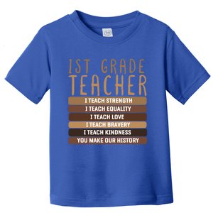 1St Grade Teacher And First Grade Eletary School Educator Gift Toddler T-Shirt