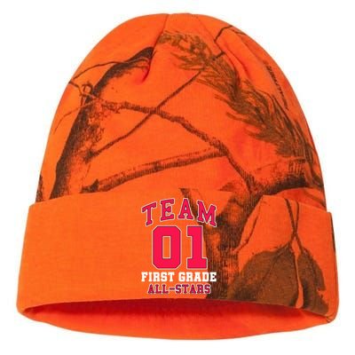 1St Grade Team 01 AllStars First Grade Teacher Student Gift Kati Licensed 12" Camo Beanie