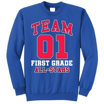 1St Grade Team 01 AllStars First Grade Teacher Student Gift Sweatshirt