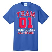 1St Grade Team 01 AllStars First Grade Teacher Student Gift Tall T-Shirt