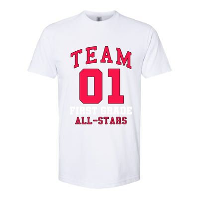 1St Grade Team 01 AllStars First Grade Teacher Student Gift Softstyle CVC T-Shirt