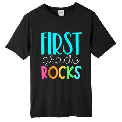 1st grade teacher - 1st grade rocks Zip Hoodie Tall Fusion ChromaSoft Performance T-Shirt