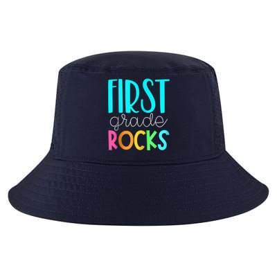 1st grade teacher - 1st grade rocks Zip Hoodie Cool Comfort Performance Bucket Hat