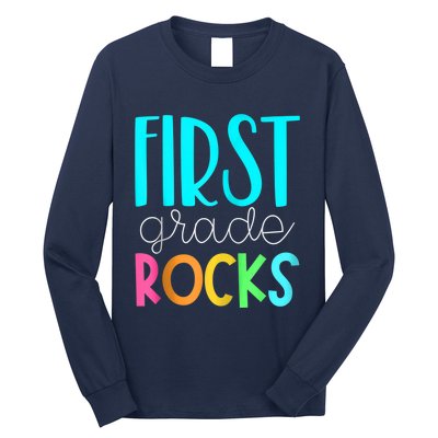 1st grade teacher - 1st grade rocks Zip Hoodie Long Sleeve Shirt