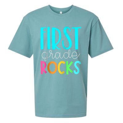 1st grade teacher - 1st grade rocks Zip Hoodie Sueded Cloud Jersey T-Shirt