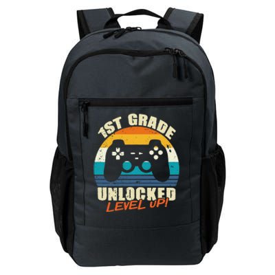 1st Grade Unlocked Level Up Gamer Back To School Daily Commute Backpack