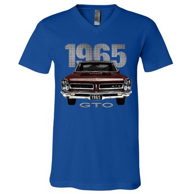 1965 Gto Vintage Cars Classic V-Neck T-Shirt