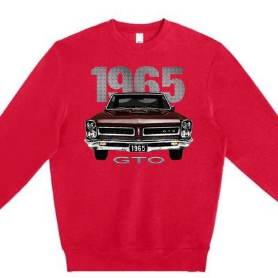 1965 Gto Vintage Cars Classic Premium Crewneck Sweatshirt