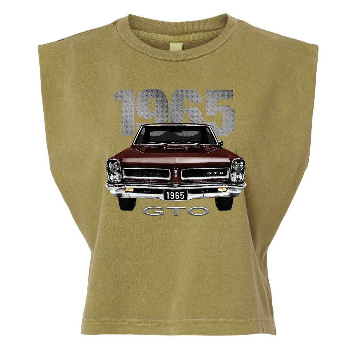 1965 Gto Vintage Cars Classic Garment-Dyed Women's Muscle Tee