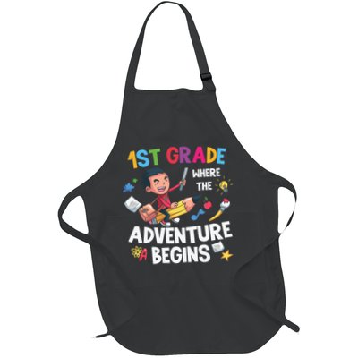 1st Grade Where The Adventure Begins Back To School Apron