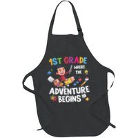 1st Grade Where The Adventure Begins Back To School Apron