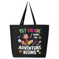 1st Grade Where The Adventure Begins Back To School 25L Jumbo Tote