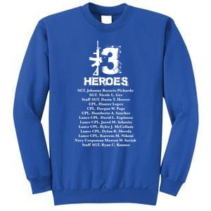 13 Heroes 08funny Gift26funny Gift2021 Never Forget Honor Fallen Soldiers Gift Sweatshirt