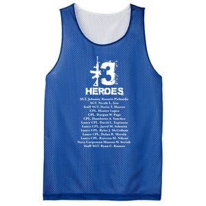 13 Heroes 08funny Gift26funny Gift2021 Never Forget Honor Fallen Soldiers Gift Mesh Reversible Basketball Jersey Tank