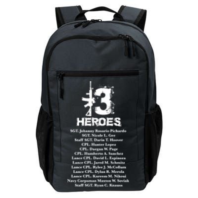 13 Heroes 08cool Gift26cool Gift2021 Never Forget Honor Fallen Soldiers Gift Daily Commute Backpack