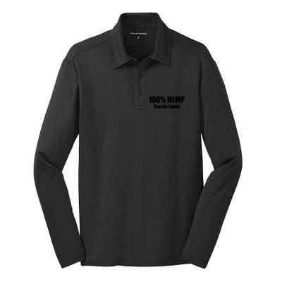 100% Hemp Silk Touch Performance Long Sleeve Polo