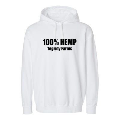 100% Hemp Garment-Dyed Fleece Hoodie