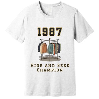 1987 Hide And Seek Champion Bigfoot Premium T-Shirt