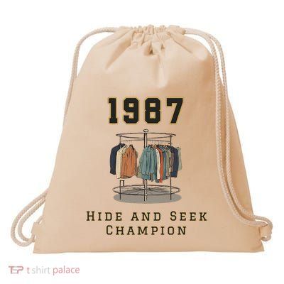 1987 Hide And Seek Champion Bigfoot Drawstring Bag