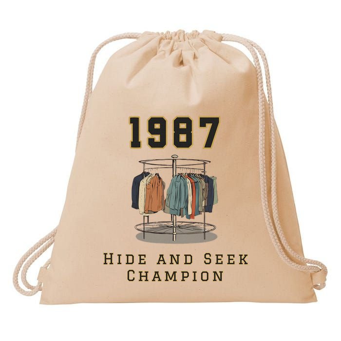 1987 Hide And Seek Champion Bigfoot Drawstring Bag