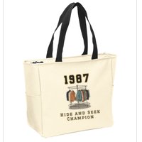 1987 Hide And Seek Champion Bigfoot Zip Tote Bag
