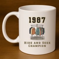 1987 Hide And Seek Champion Bigfoot 11oz C Handle Ceramic Mug