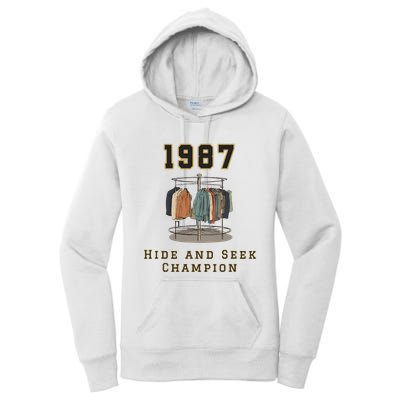 1987 Hide And Seek Champion Bigfoot Women's Pullover Hoodie
