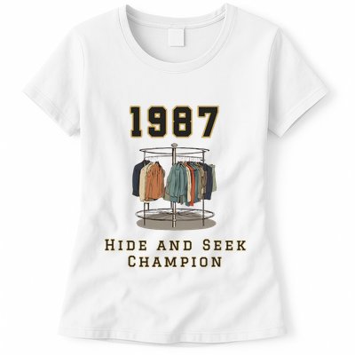 1987 Hide And Seek Champion Bigfoot Womens T-Shirt