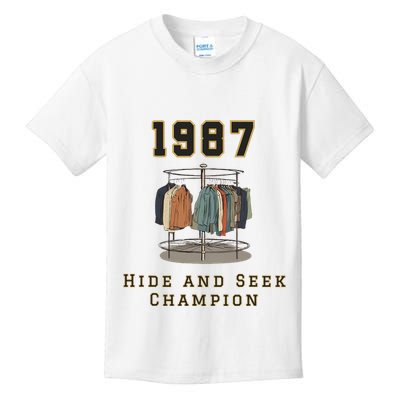 1987 Hide And Seek Champion Bigfoot Kids T-Shirt