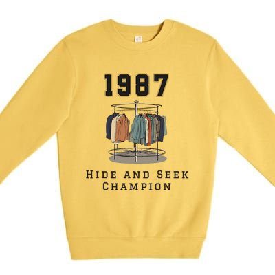 1987 Hide And Seek Champion Premium Crewneck Sweatshirt