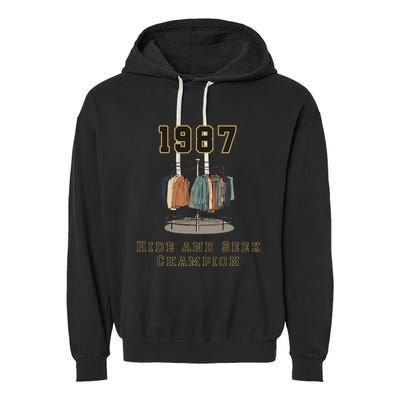 1987 Hide And Seek Champion Garment-Dyed Fleece Hoodie