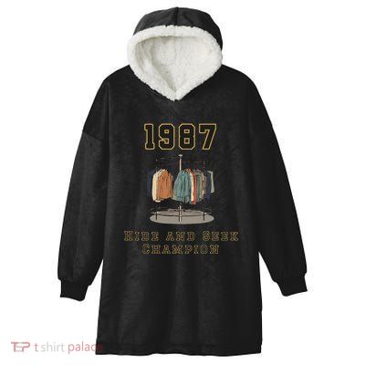 1987 Hide And Seek Champion Hooded Wearable Blanket