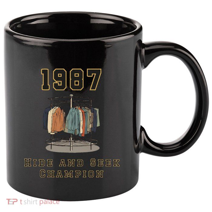 1987 Hide And Seek Champion 11oz C Handle Ceramic Mug