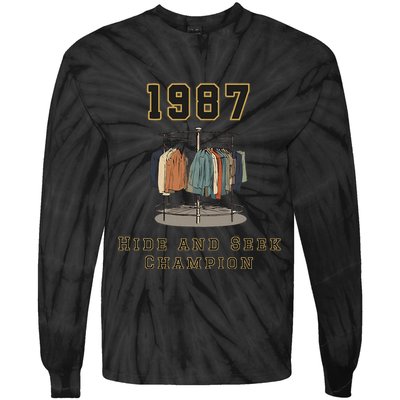 1987 Hide And Seek Champion Tie-Dye Long Sleeve Shirt