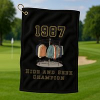 1987 Hide And Seek Champion Golf Towel