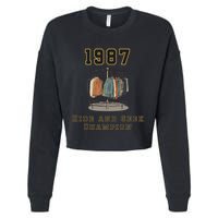 1987 Hide And Seek Champion Cropped Pullover Crew