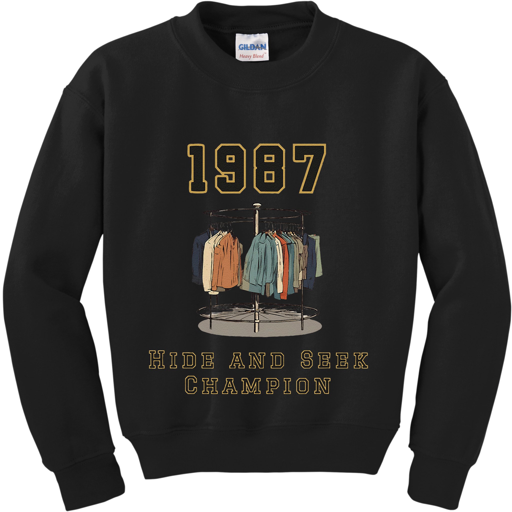 1987 Hide And Seek Champion Kids Sweatshirt