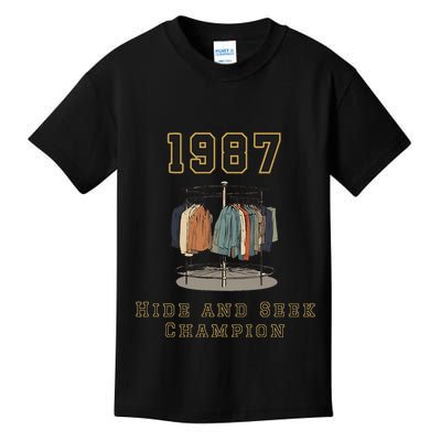 1987 Hide And Seek Champion Kids T-Shirt
