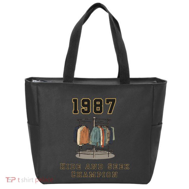 1987 Hide And Seek Champion Zip Tote Bag