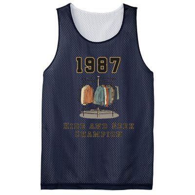 1987 Hide And Seek Champion Mesh Reversible Basketball Jersey Tank