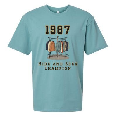 1987 Hide And Seek Champion Sueded Cloud Jersey T-Shirt