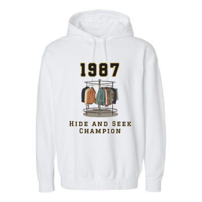 1987 Hide And Seek Champion Garment-Dyed Fleece Hoodie