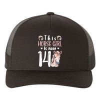 14th Horse Birthday Party 14 Year Old Girl Horses Birthday Yupoong Adult 5-Panel Trucker Hat