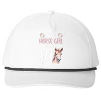 14th Horse Birthday Party 14 Year Old Girl Horses Birthday Snapback Five-Panel Rope Hat