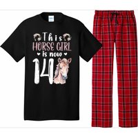 14th Horse Birthday Party 14 Year Old Girl Horses Birthday Pajama Set