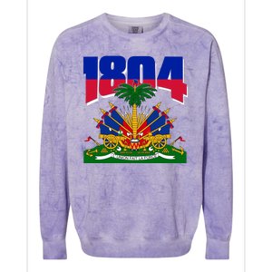 1804 Haiti Haitian Independence Colorblast Crewneck Sweatshirt