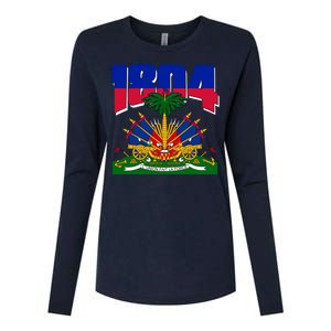 1804 Haiti Haitian Independence Womens Cotton Relaxed Long Sleeve T-Shirt