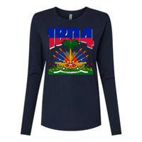 1804 Haiti Haitian Independence Womens Cotton Relaxed Long Sleeve T-Shirt